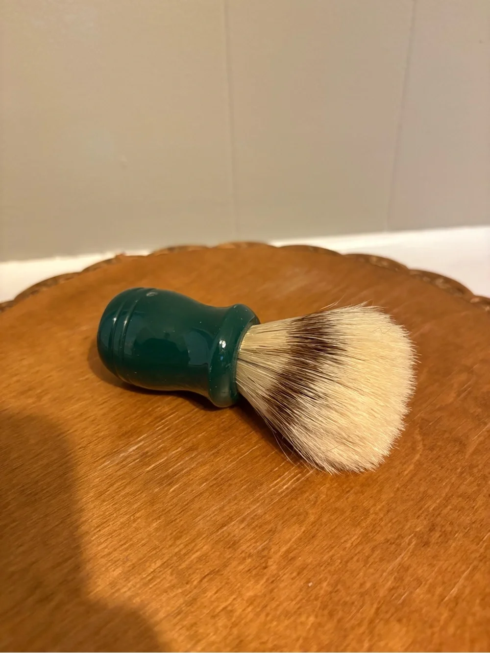 Van Der Hagen Men's Shaving Brush – Green Handle
